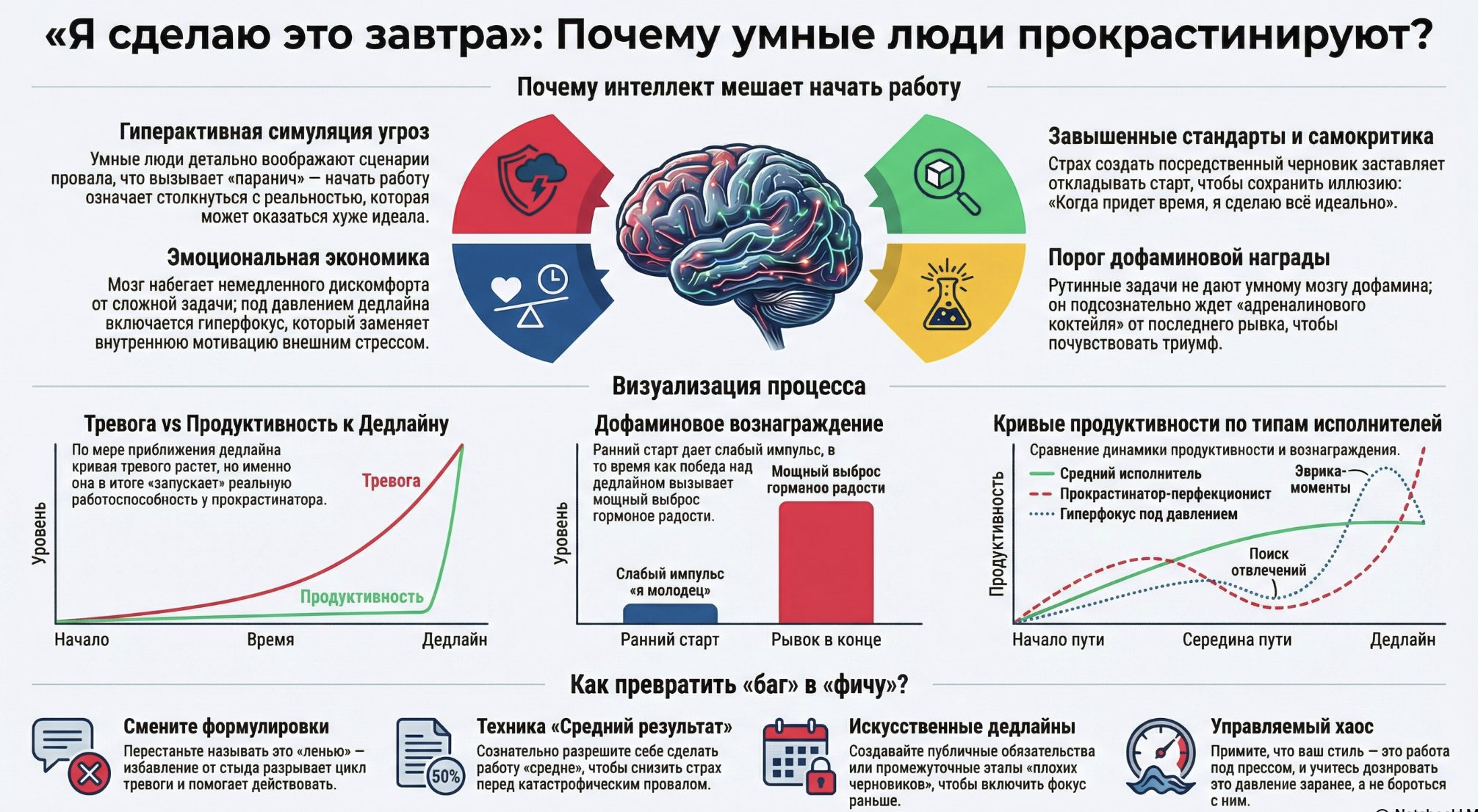 Почему умные люди прокрастинируют