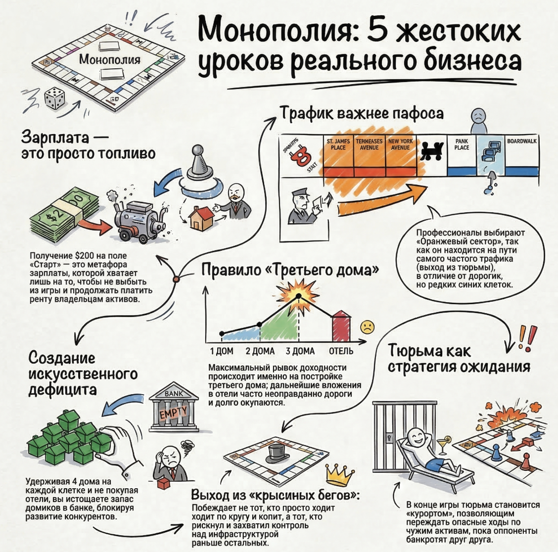 Пять уроков бизнеса из игры Monopoly
