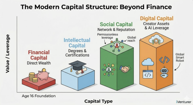 График 3. Структура капитала современного человека (The Modern Capital Structure)