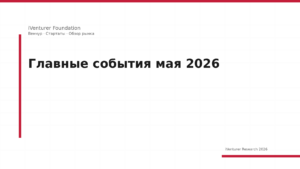 Главные события мая 2026